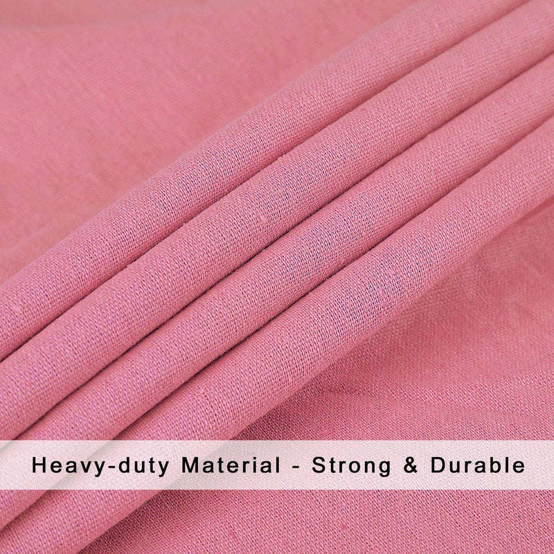 SANFERGE Heavy Duty Laundry Bag with Drawstring and Handle, Extra Large Travel Dirty Clothes Bag for Laundromat and Household, Durable Rip-Stop Laundry Hamper Liner, 28 x 40 Inch by SANFERGE, Pink - Image 5